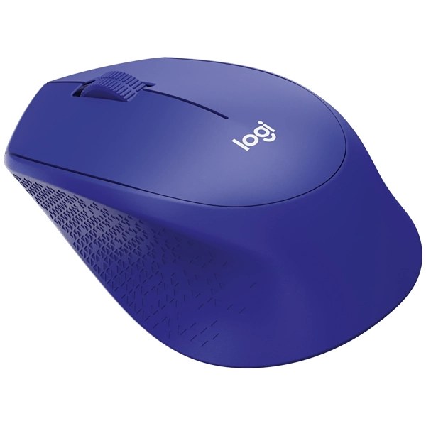 Mouse Inalámbrico Logitech M280 Comfort Plus hasta 1.000 DPI - Azul