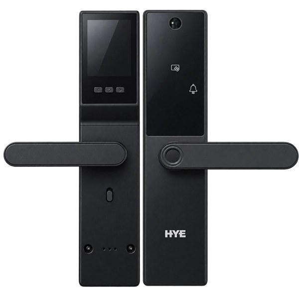 Cerradura Electrónica para Puerta HYE K10 con Cámara - Negra