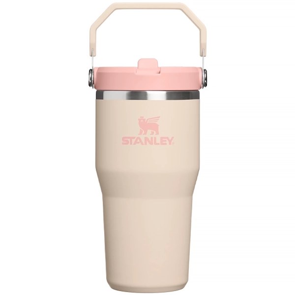 Termo Stanley The IceFlow Flip Straw Tumbler de 591ml - Champagne