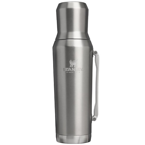 Termo Stanley Ideal Mate Bottle de 1.2 Litros - Stainless Steel Ash